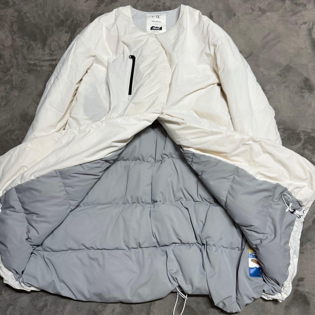 Y*N様 F/CE Nanga エフライト ダウンコート　ユニセックス　白 カラ