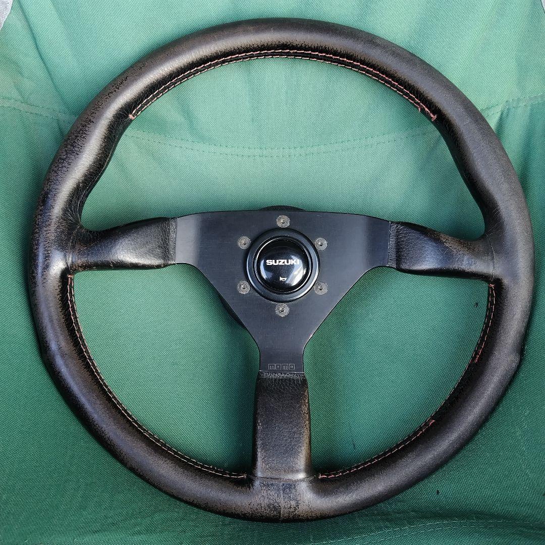 希少当時物スズキ純正OP momoステアリング
