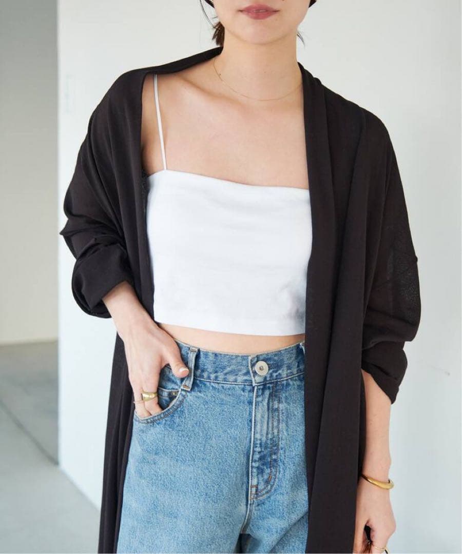 新品 LALA VIE CROPPED キャミソール