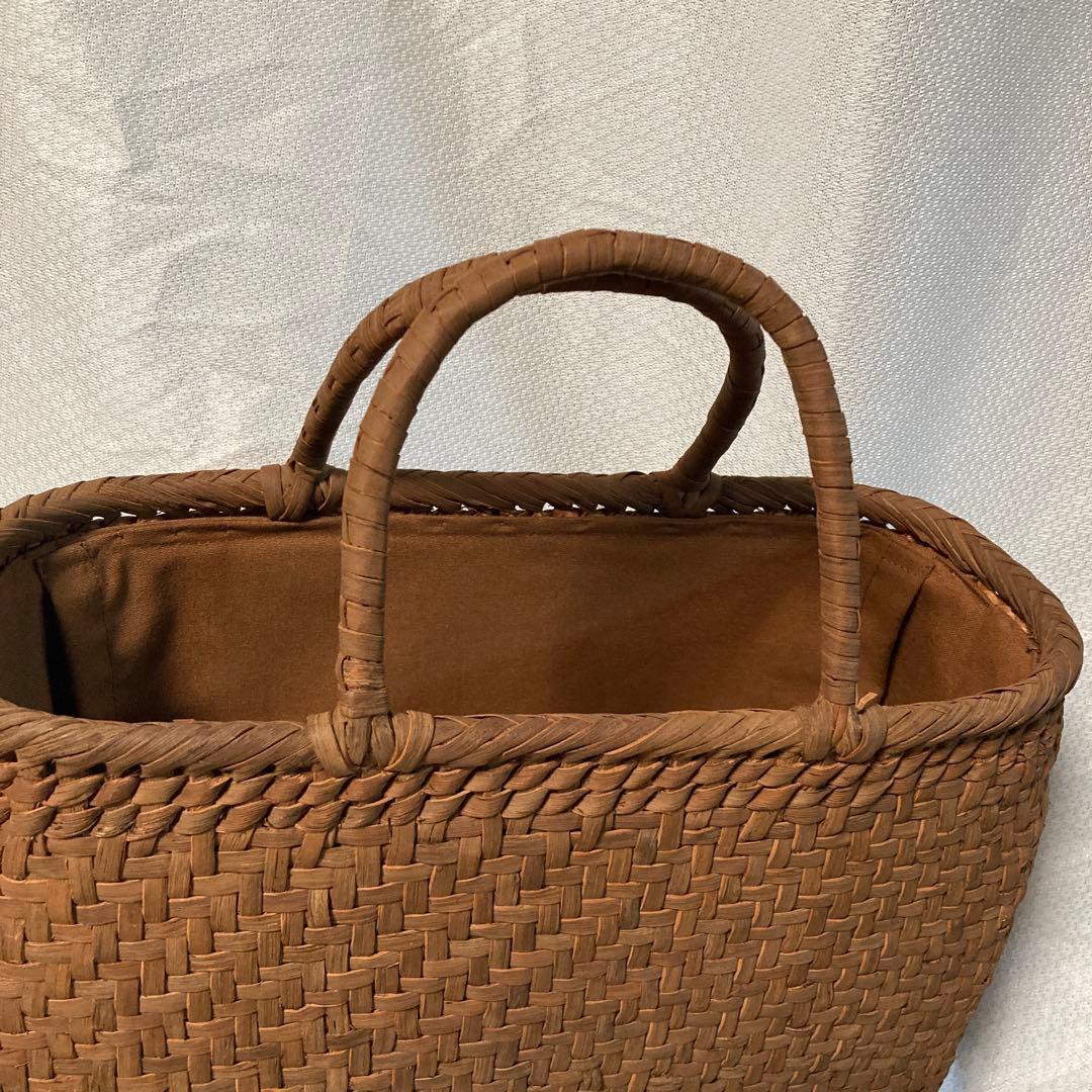 ︎ ︎ 【個数限定】メルカリ特別価格　色育つ１番皮　国産信州山葡萄籠　網代編み