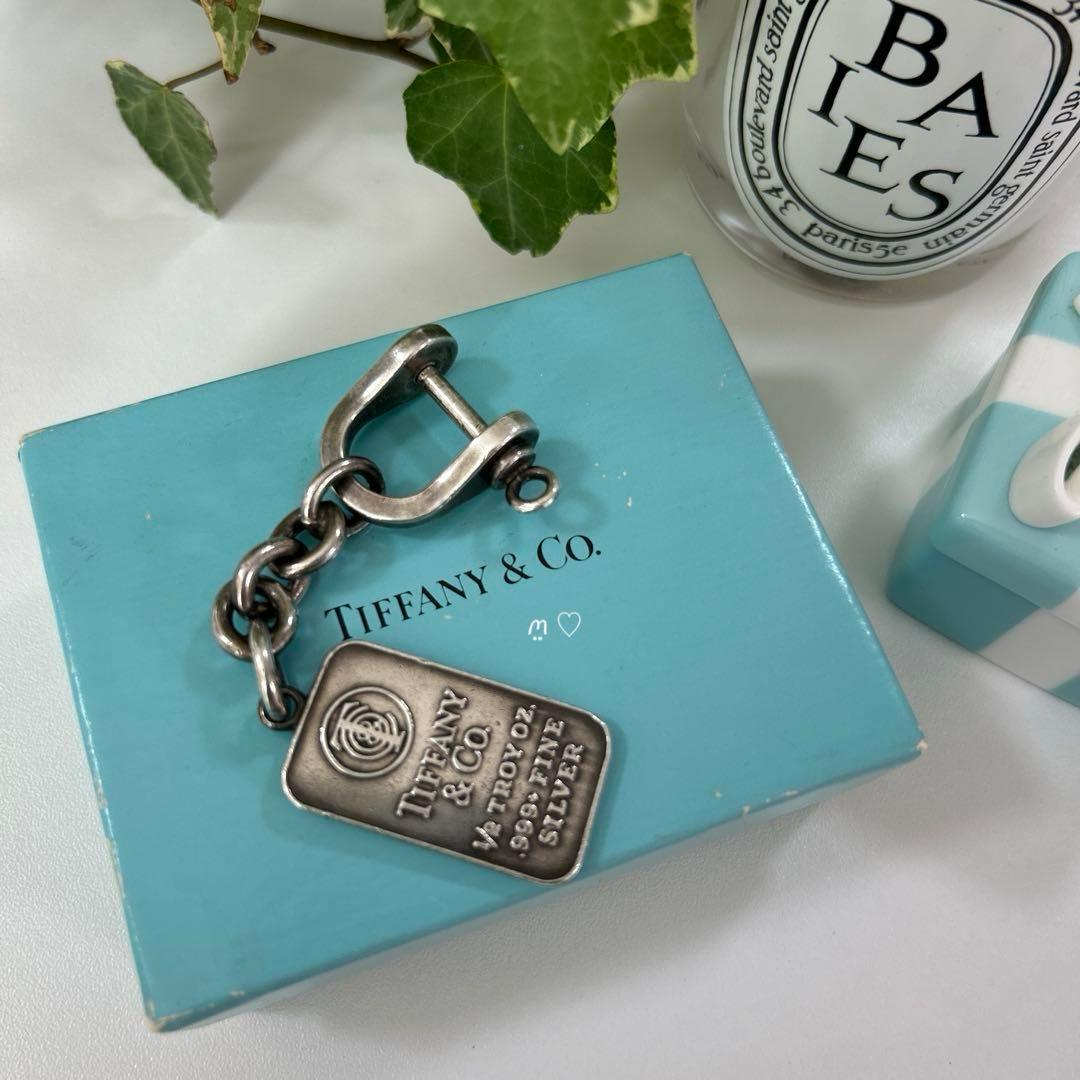 ティファニー　シルバーインゴット　シャックルキーリング　キーホルダー　希少