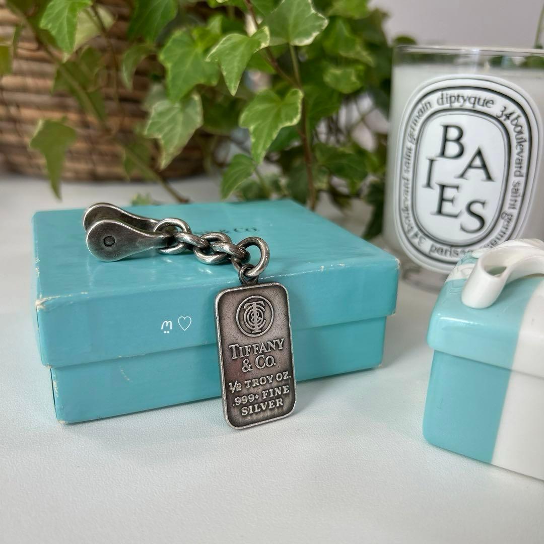 ティファニー　シルバーインゴット　シャックルキーリング　キーホルダー　希少