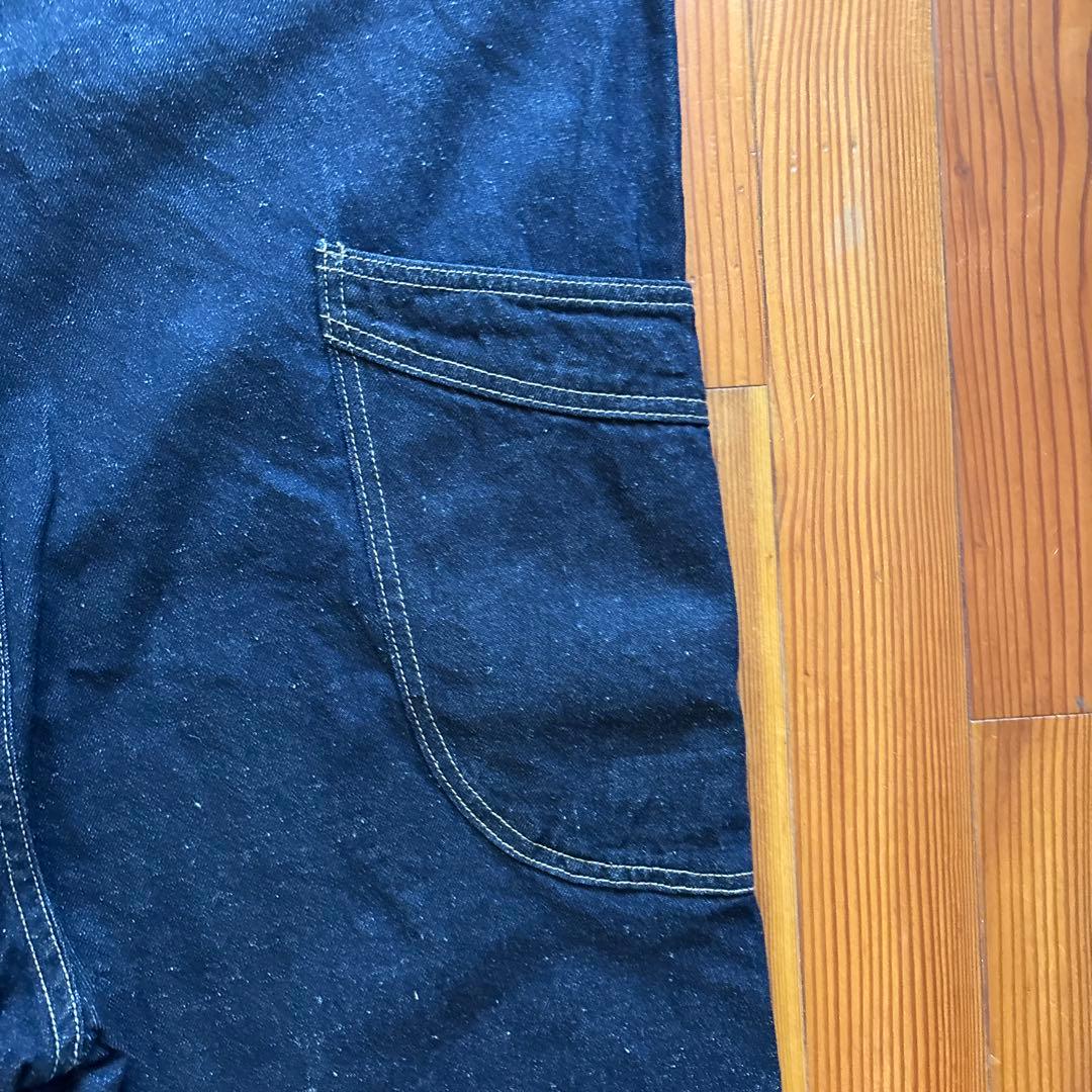 オーバーオール　GOHEMP TUBE VENDOR BLACK ワンウォッシュ