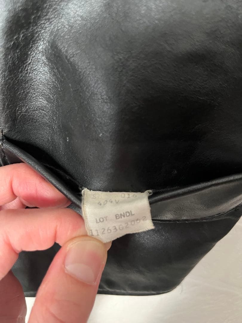 Schottショット レザーベスト LEATHER VEST ブラック