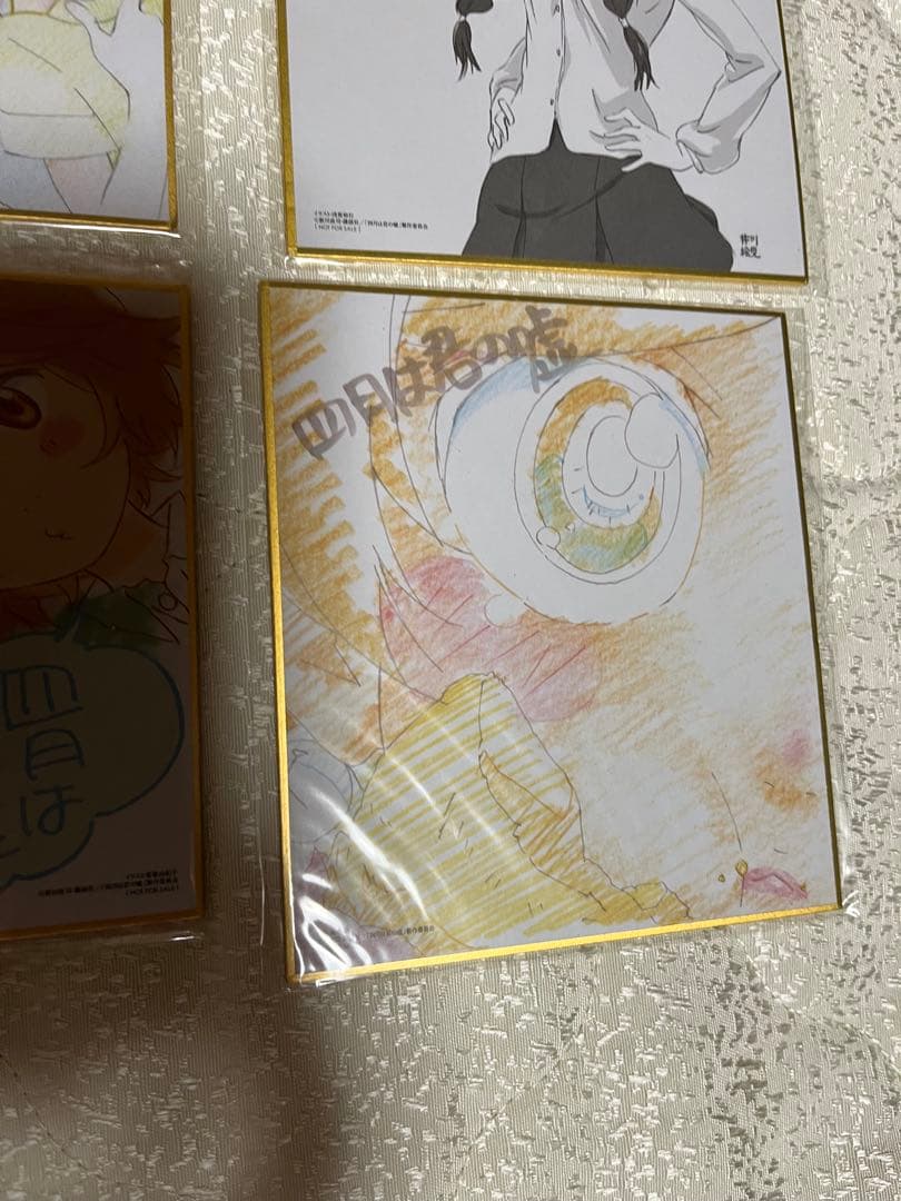 アニメ 四月は君の嘘　ミニ色紙セット（9枚）