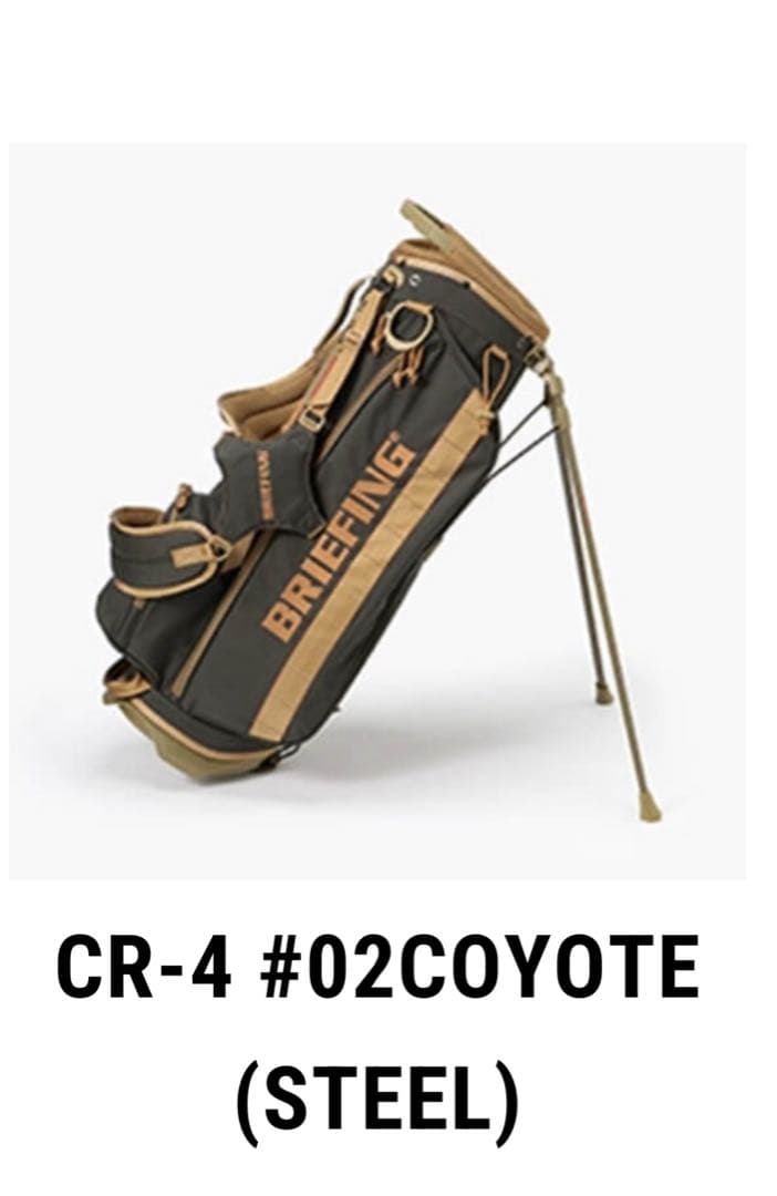 BRIEFING キャディバッグ MIL COLLECTION ヘッドカバー付