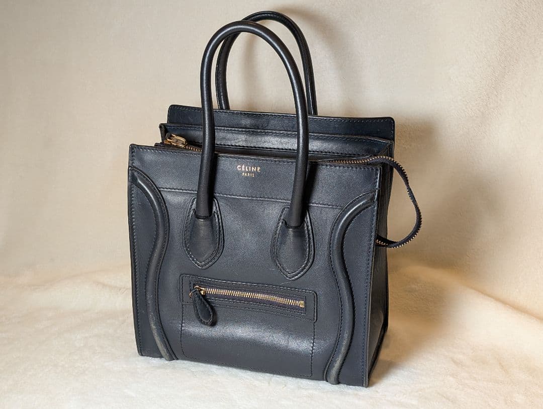CÉLINE セリーヌ ラゲージ マイクロショッパー ハンドバッグ