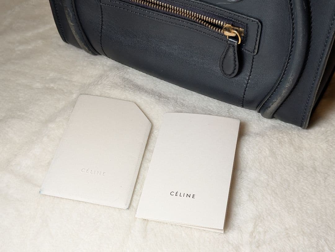 CÉLINE セリーヌ ラゲージ マイクロショッパー ハンドバッグ