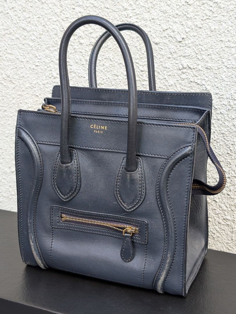 CÉLINE セリーヌ ラゲージ マイクロショッパー ハンドバッグ