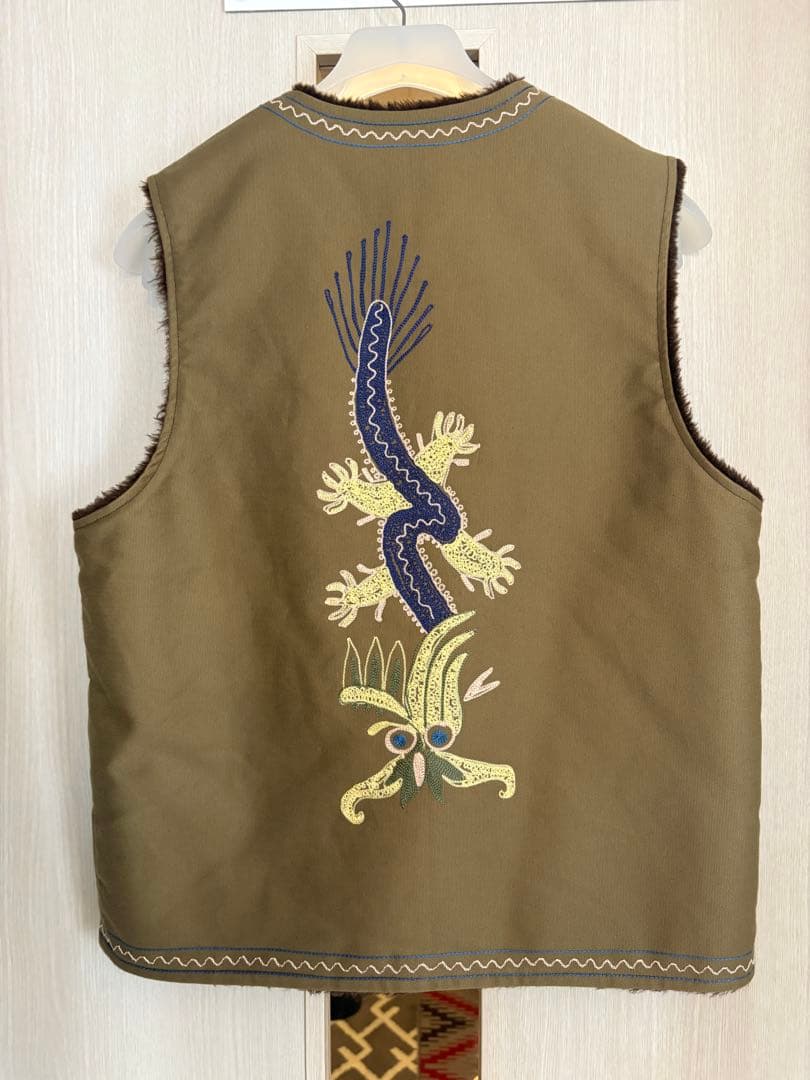 リアルマッコイズ N-1アルパカベスト カスタム刺繍 サイズ38
