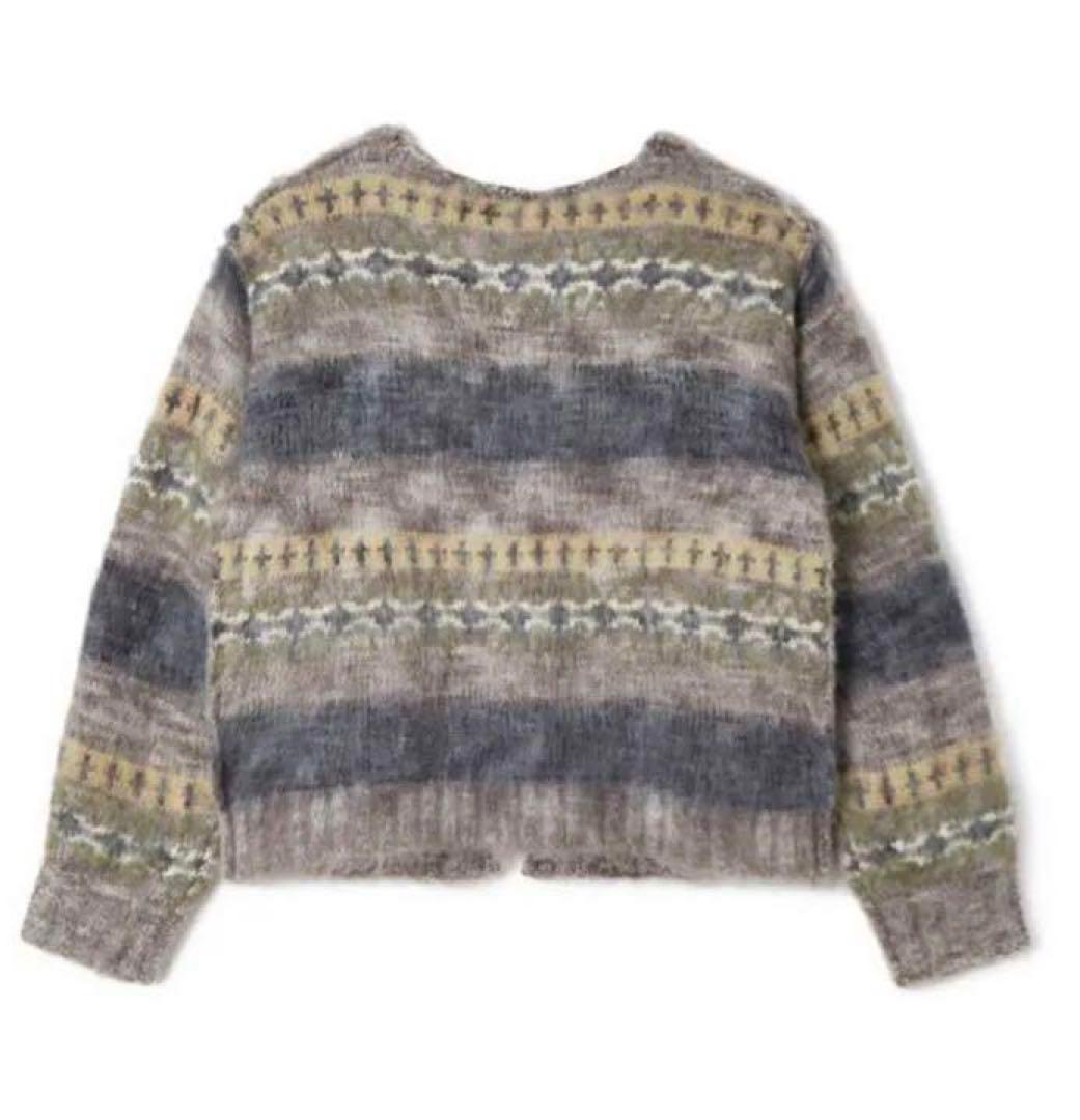 PERVERZE モヘア カーディガン 2022 gray セーター パーバーズ