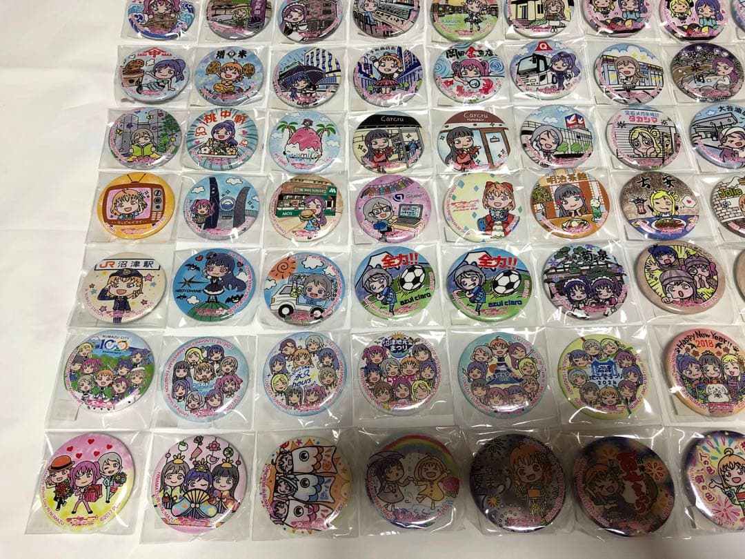 187点 レア 廃盤 エラー ラブライブ まちあるき 街歩き スクエア 缶バッジ