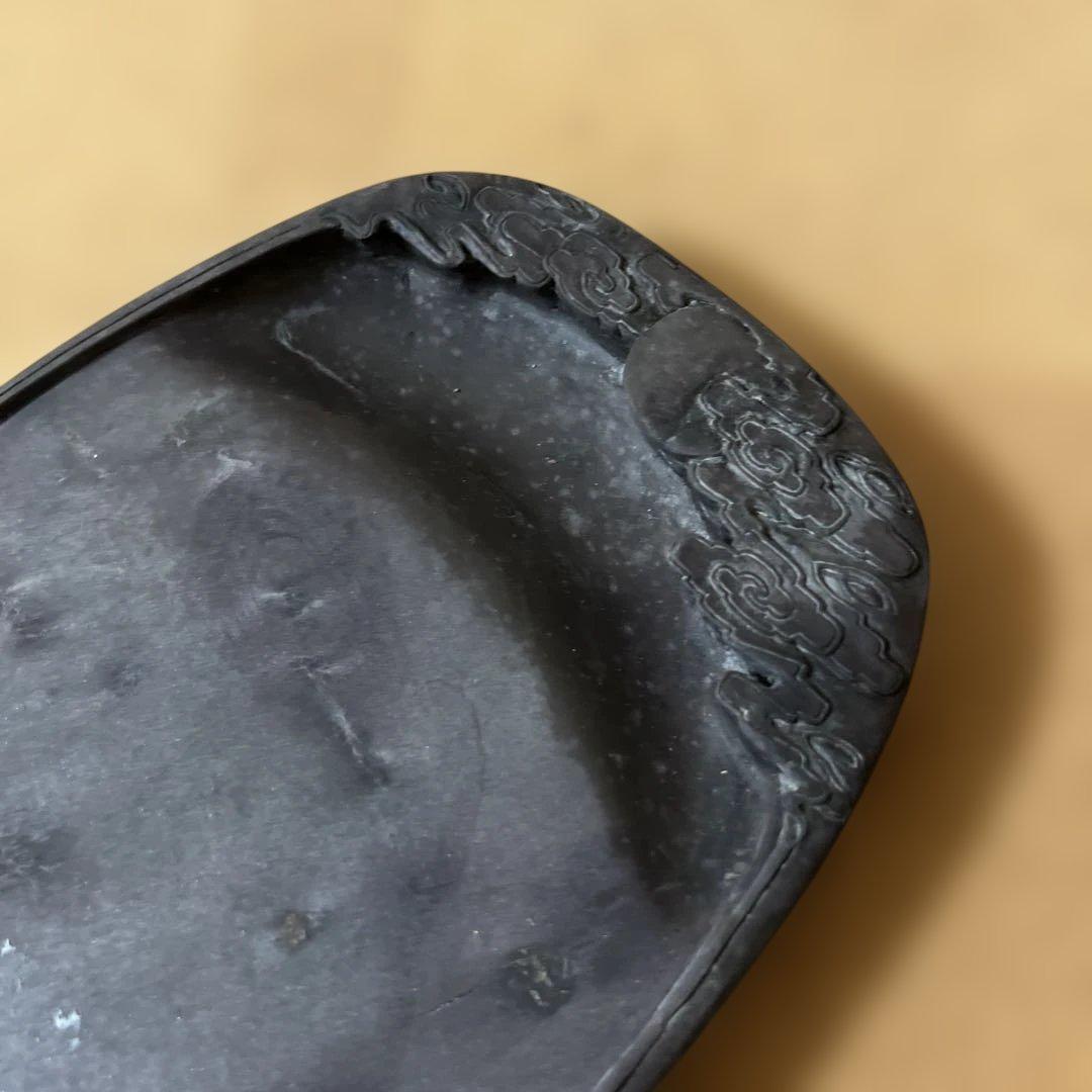 石製 楕円形 書道用硯　宋坑硯