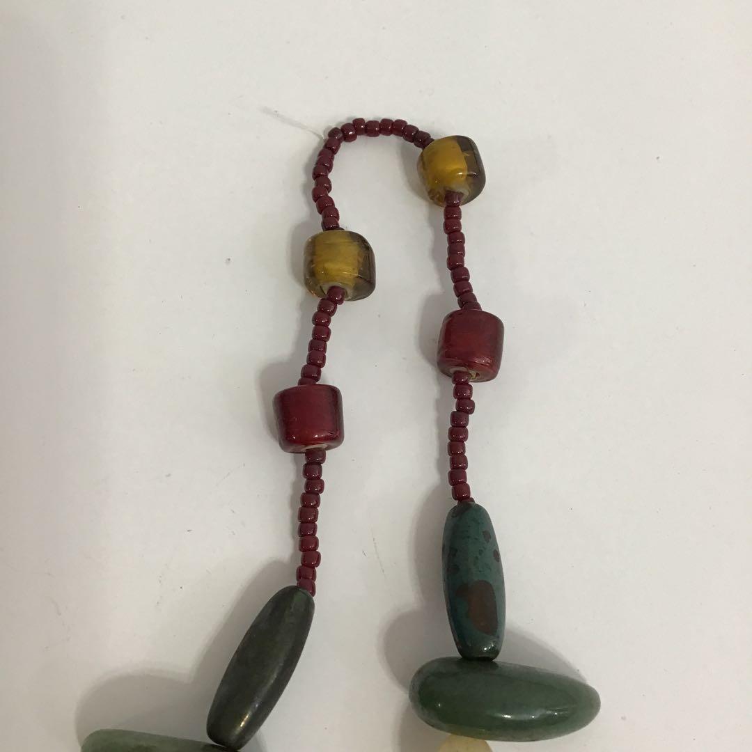 アンティーク　出土品　瑪瑙　勾玉　ネックレス　古墳時代　古代　浪漫　神話