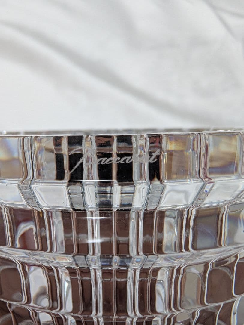 Baccarat バカラ アイベースS クリスタル ガラス花瓶 フラワースタンド