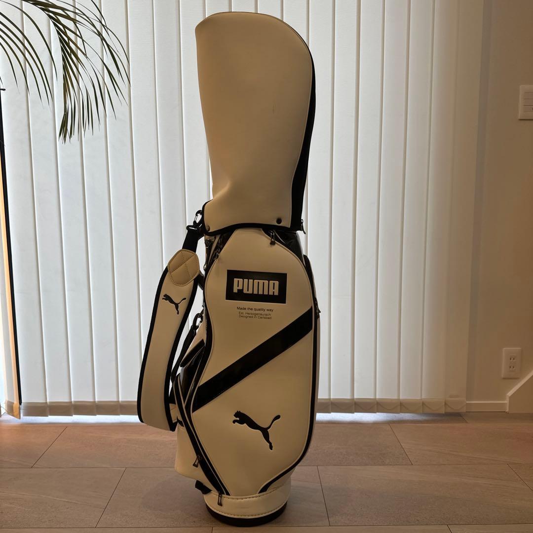 PUMA キャディバッグ ホワイト・ブラック