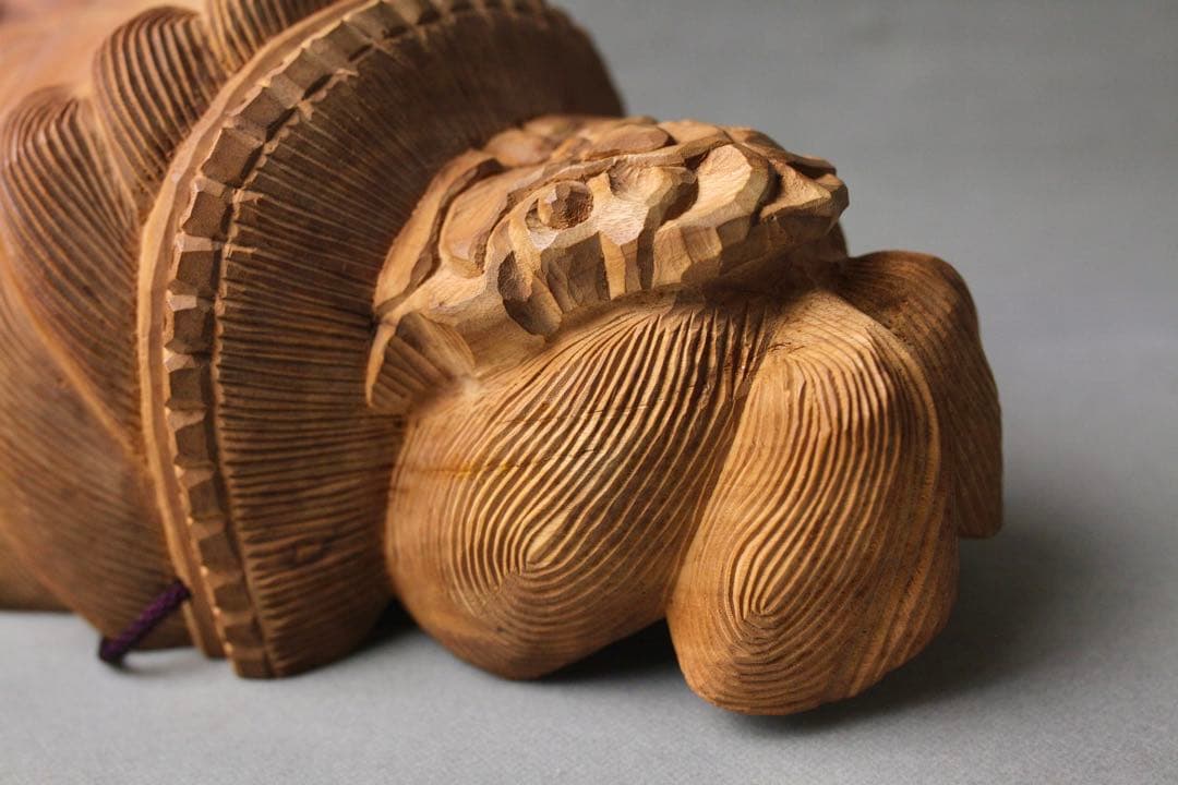 前島秀章 木彫 菩薩　 日本美術 仏像 仏教美術