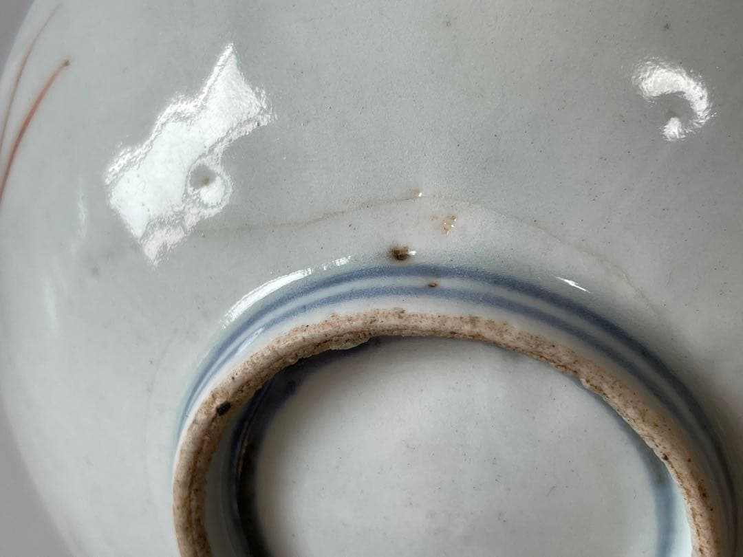 骨董　アンティーク　古九谷　色絵古九谷　鳳凰図　小碗　小皿　向付　金継ぎ　箱付き