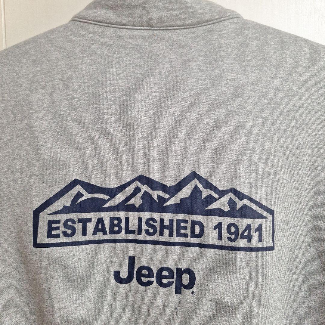 JEEP　XL　スウェット　セットアップ　ハーフジップ　ジープ　アメ車