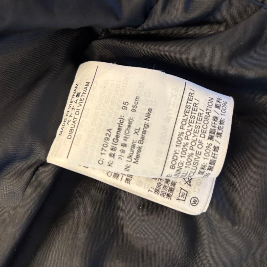NIKE ナイキ ベンチコート ロングコート 中綿ジャケット 黒 メンズM相当