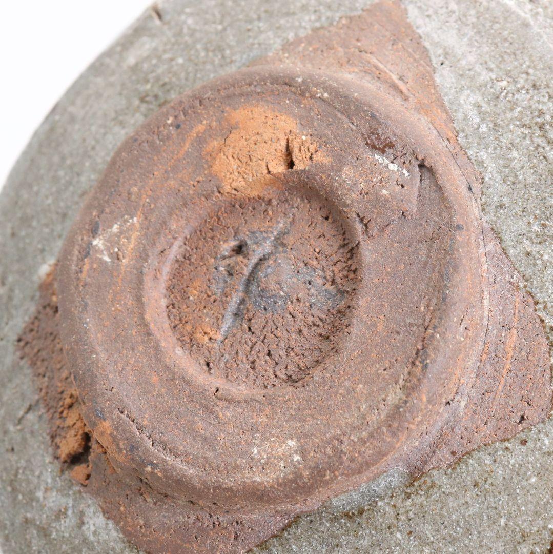 人間国宝 十二代 中里太郎右衛門(無庵)作 絵唐津茶碗 共箱共布　AK892