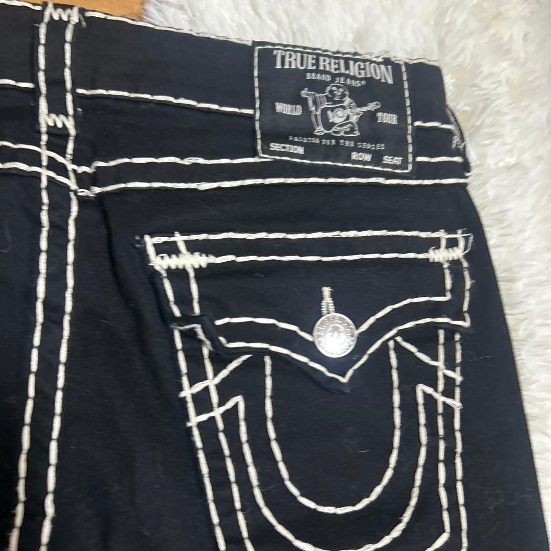 TRUE RELIGION ブラックデニム34