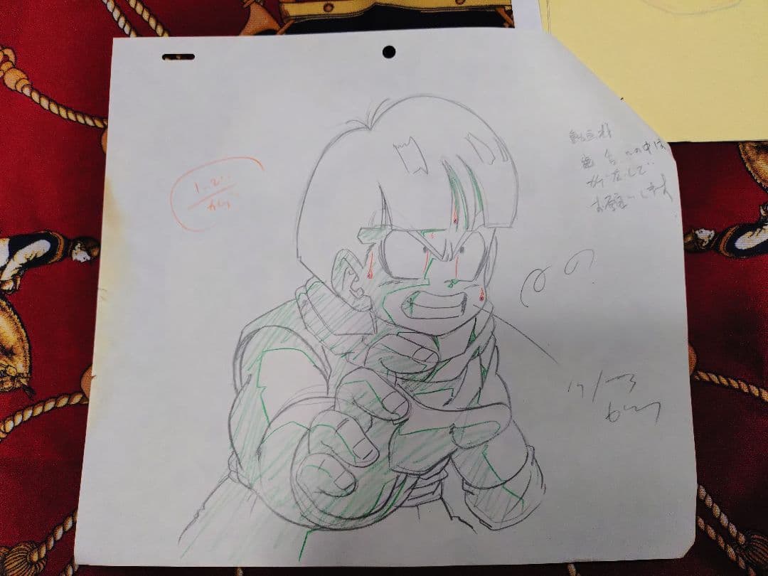 j*い様 ドラゴンボール セル画 手描き 原画 孫悟飯 当時物