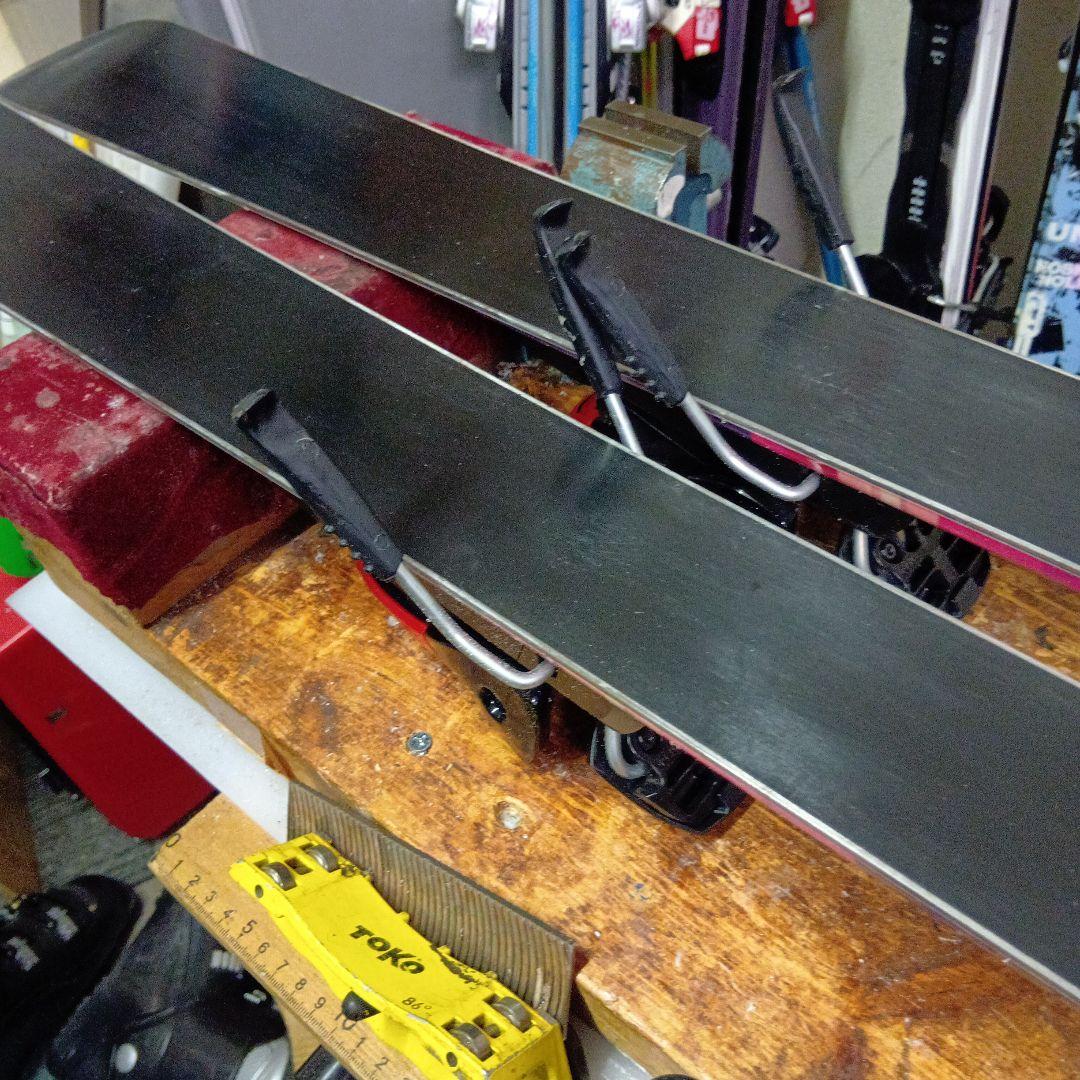 メンテナス済 145cmカザマ 靴25cmストック付