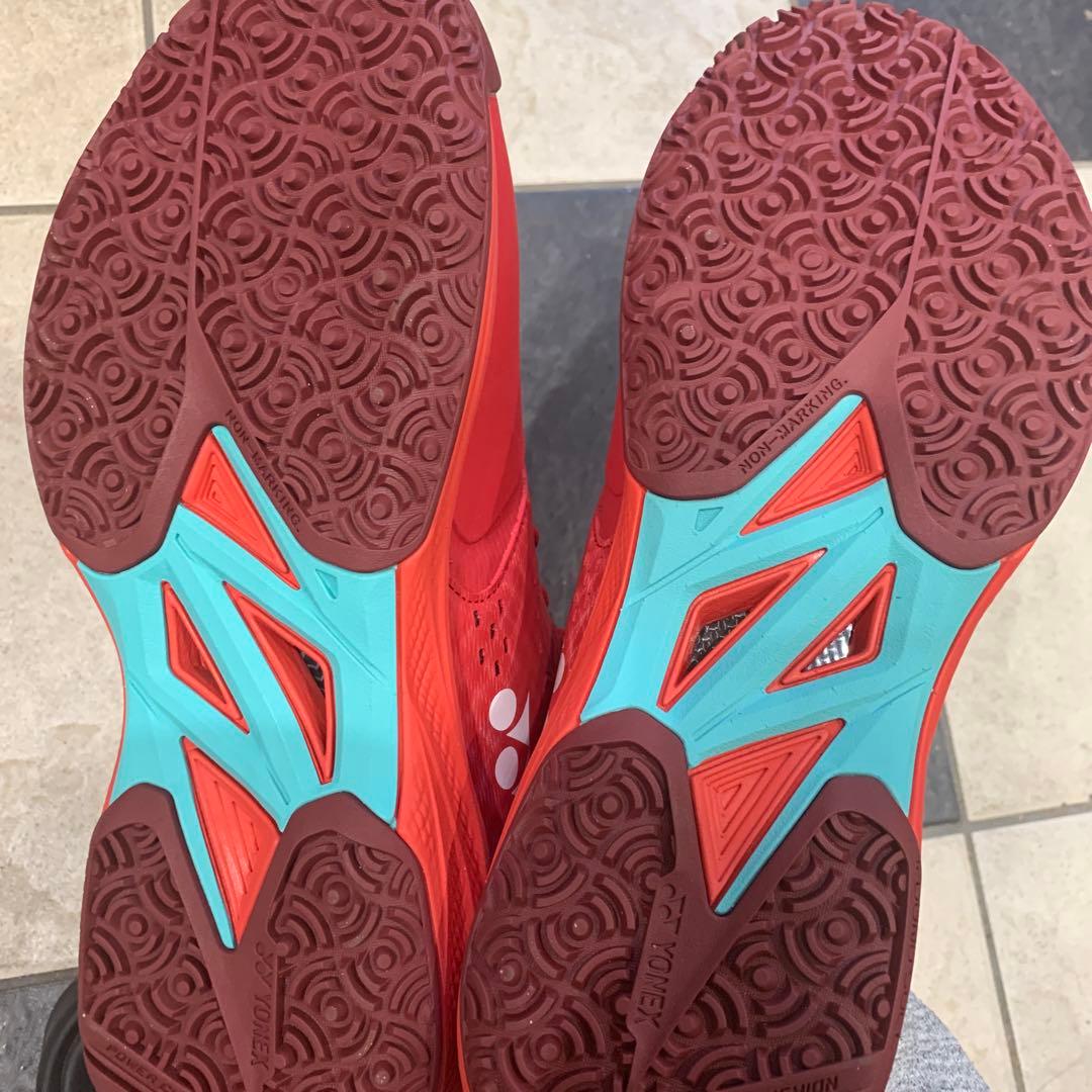 YONEX テニスシューズ　26.0レッド新品未使用　3E オムニクレー