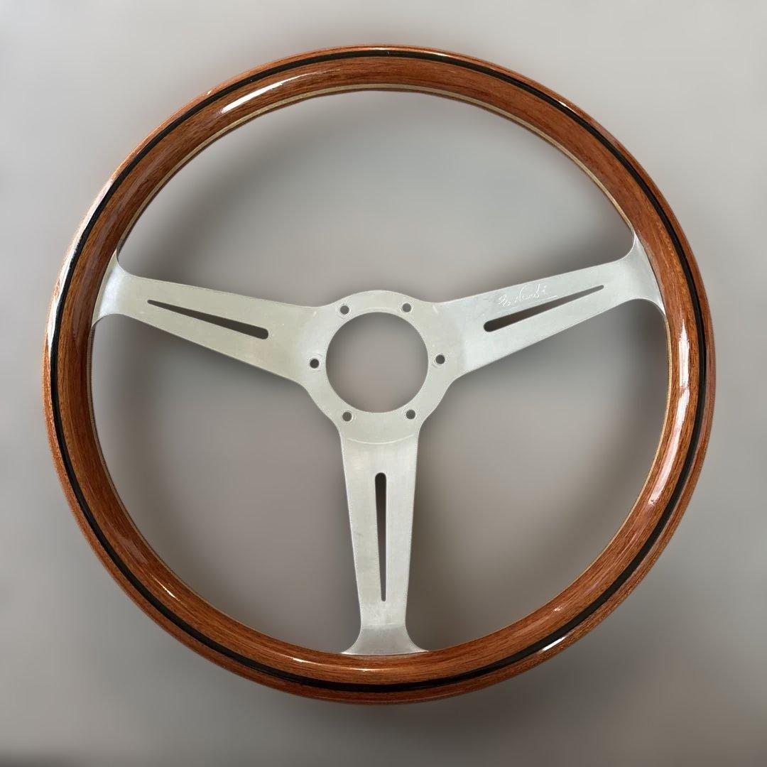 当時物 NARDY ナルディウッドステアリング 現物のみ
