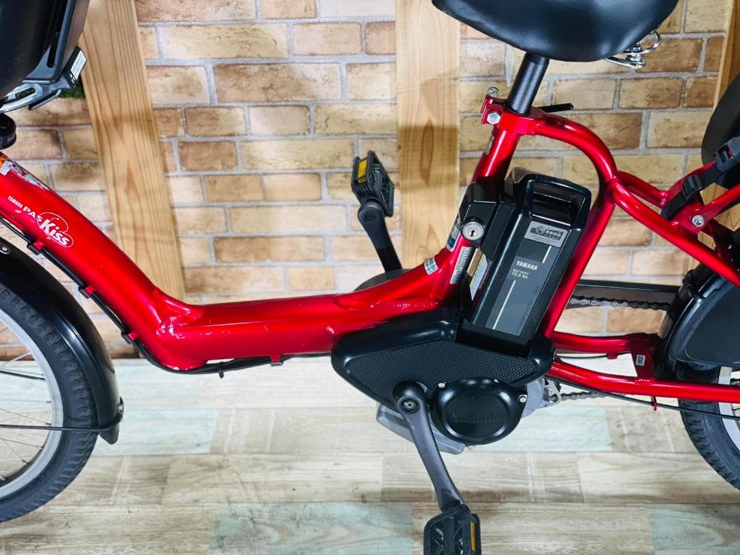 H1932 スーパーセール大容量 ヤマハレッド 子供乗せ電動アシスト自転車