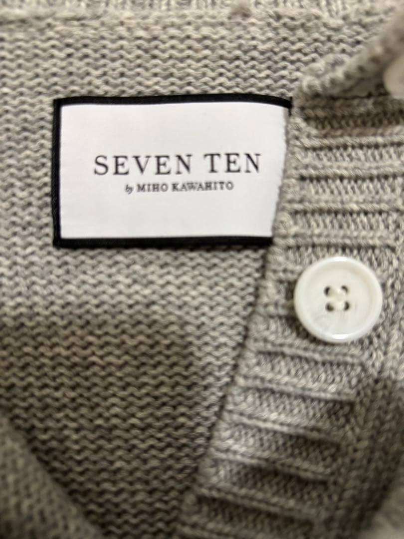 フラワー手刺繍カーディガン　seventen by miho kawahito