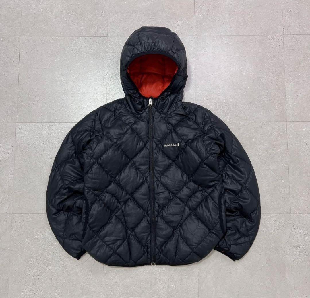 ジャケット・アウター mont-bell down jacket parka black/red