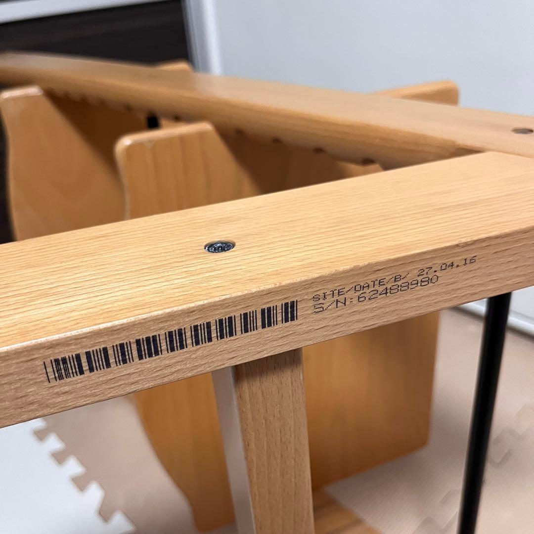 【新型】美品　シリアル6　ストッケ トリップトラップナチュラル