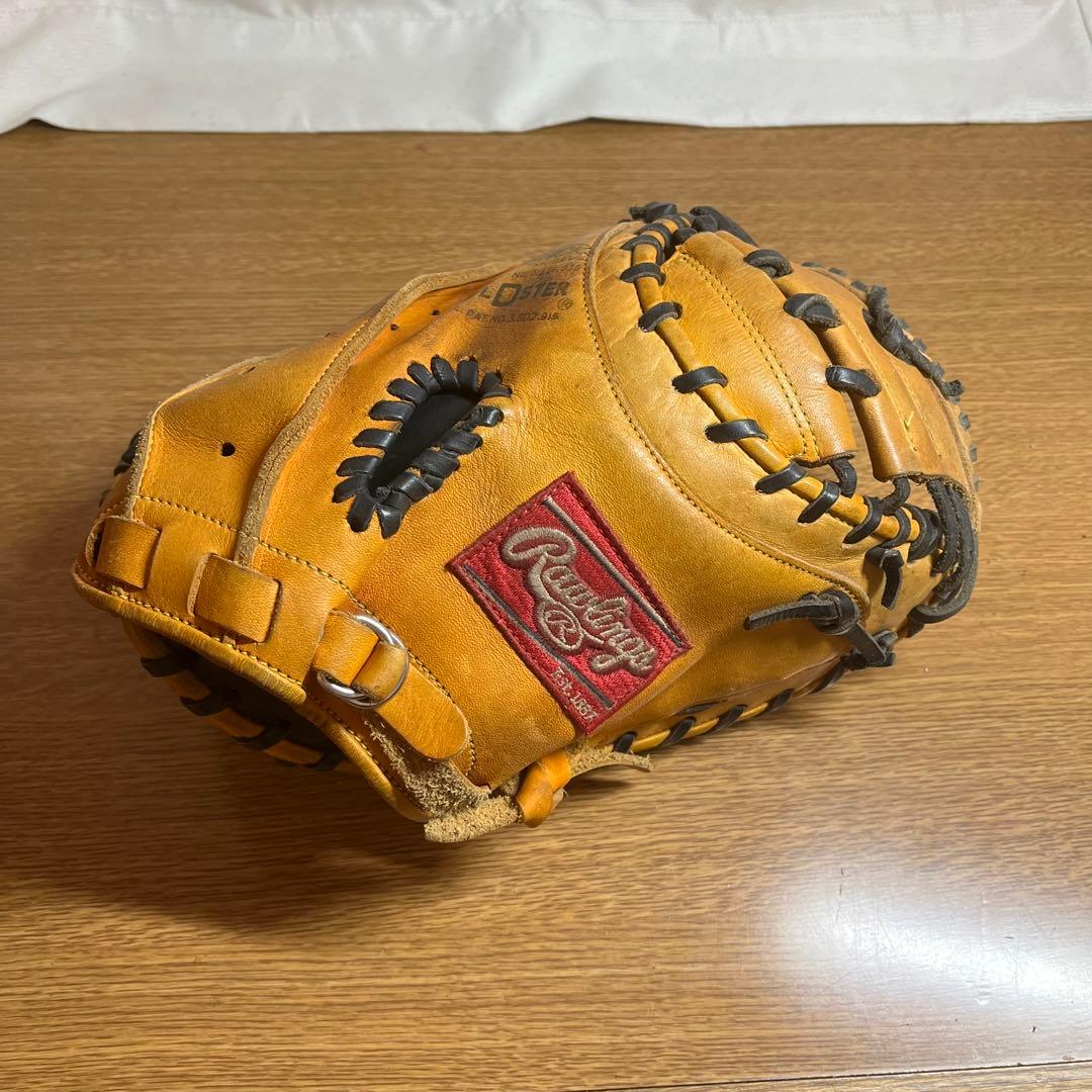 ローリングス 一般軟式 キャッチャーミット 良品 大人用 プロモデル