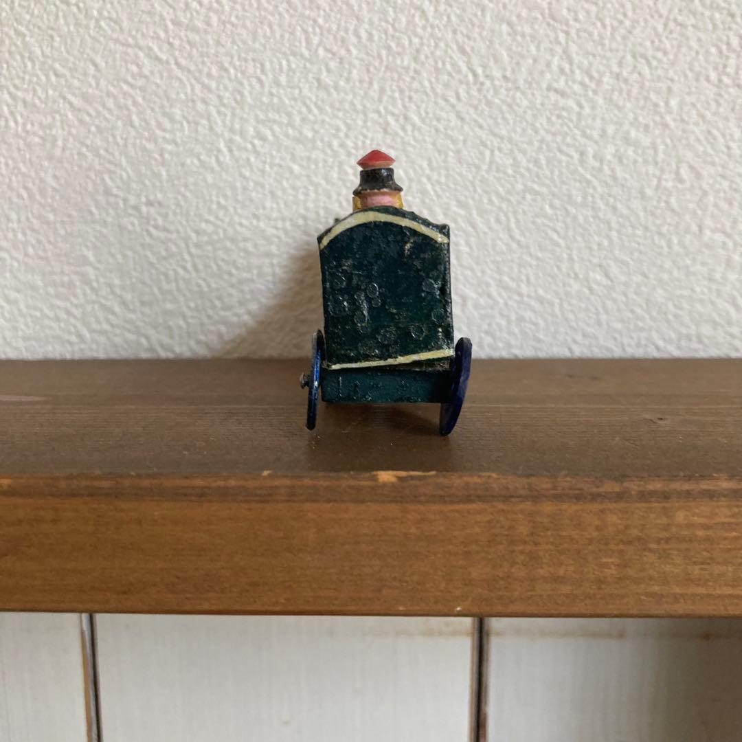 WF-35 ドイツアンティークミニチュア小さな小さな木製馬車＆素敵な建物のセット