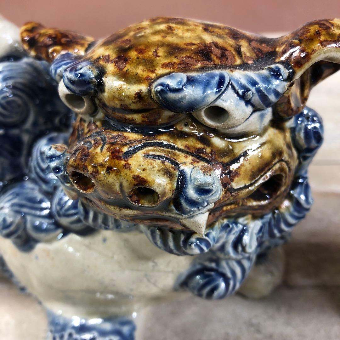 沖縄シーサー　ツイン　美品