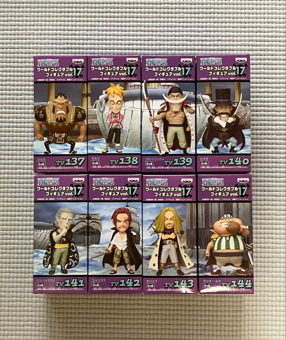 ワールドコレクタブル ワンピース 白ヒゲ海賊団 赤髪海賊団 26種【未開封品】