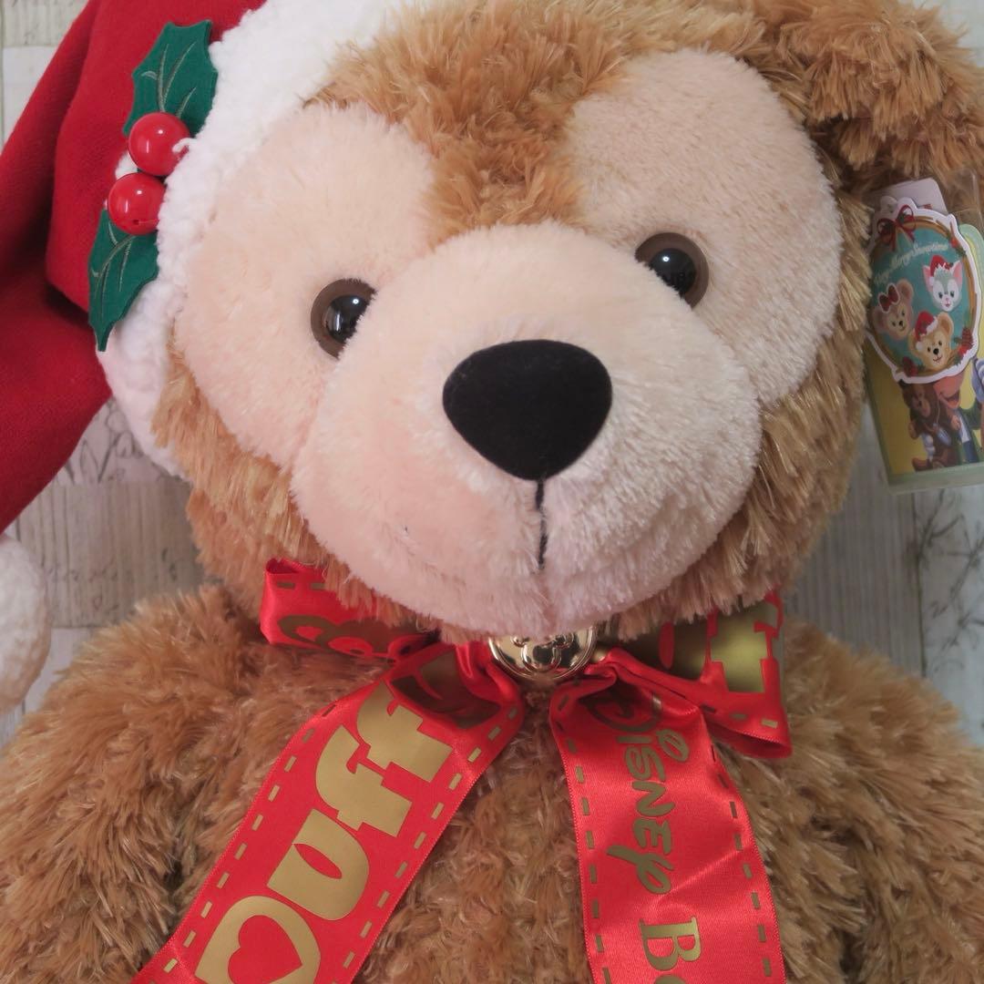 【厳選】タグ付き　クリスマス限定品　ダッフィー　ぬいぐるみＭ　東京ディズニーシー