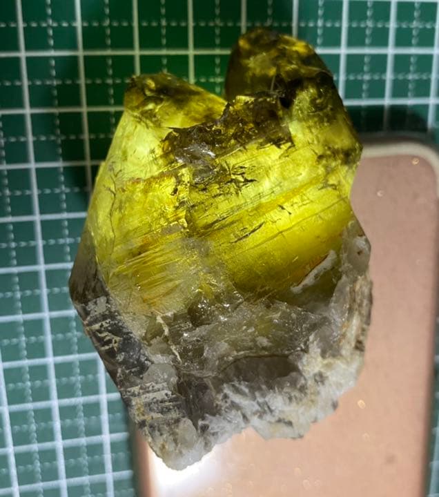 滋賀県田上山産　煙水晶　国産鉱物　標本　原石