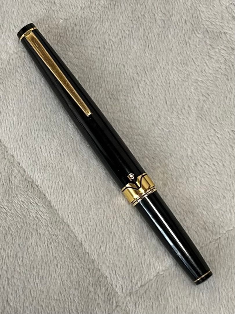 dunhill 万年筆 ブラック ゴールド コンビ