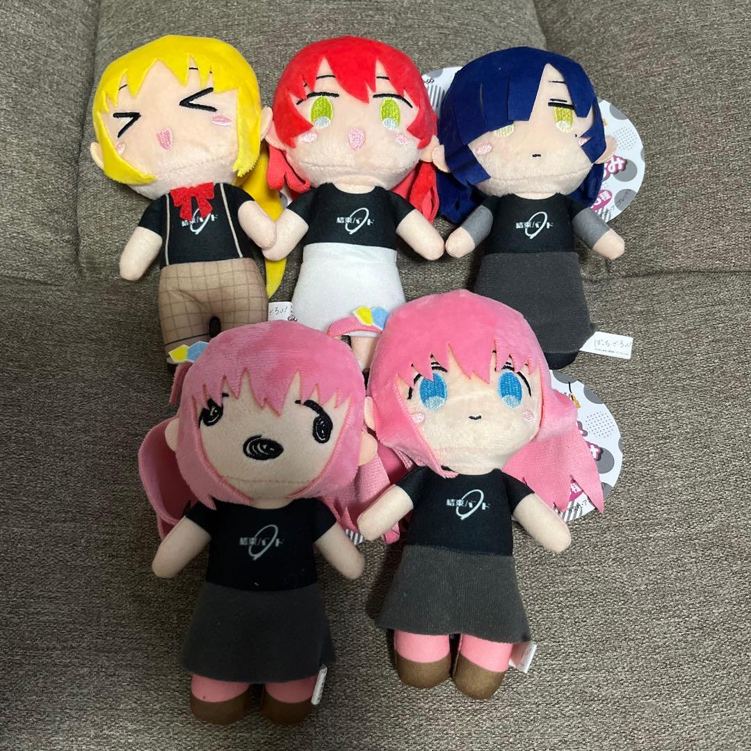 全5種セット　デフォルメぬいぐるみ　ぼっち・ざ・ろっく！