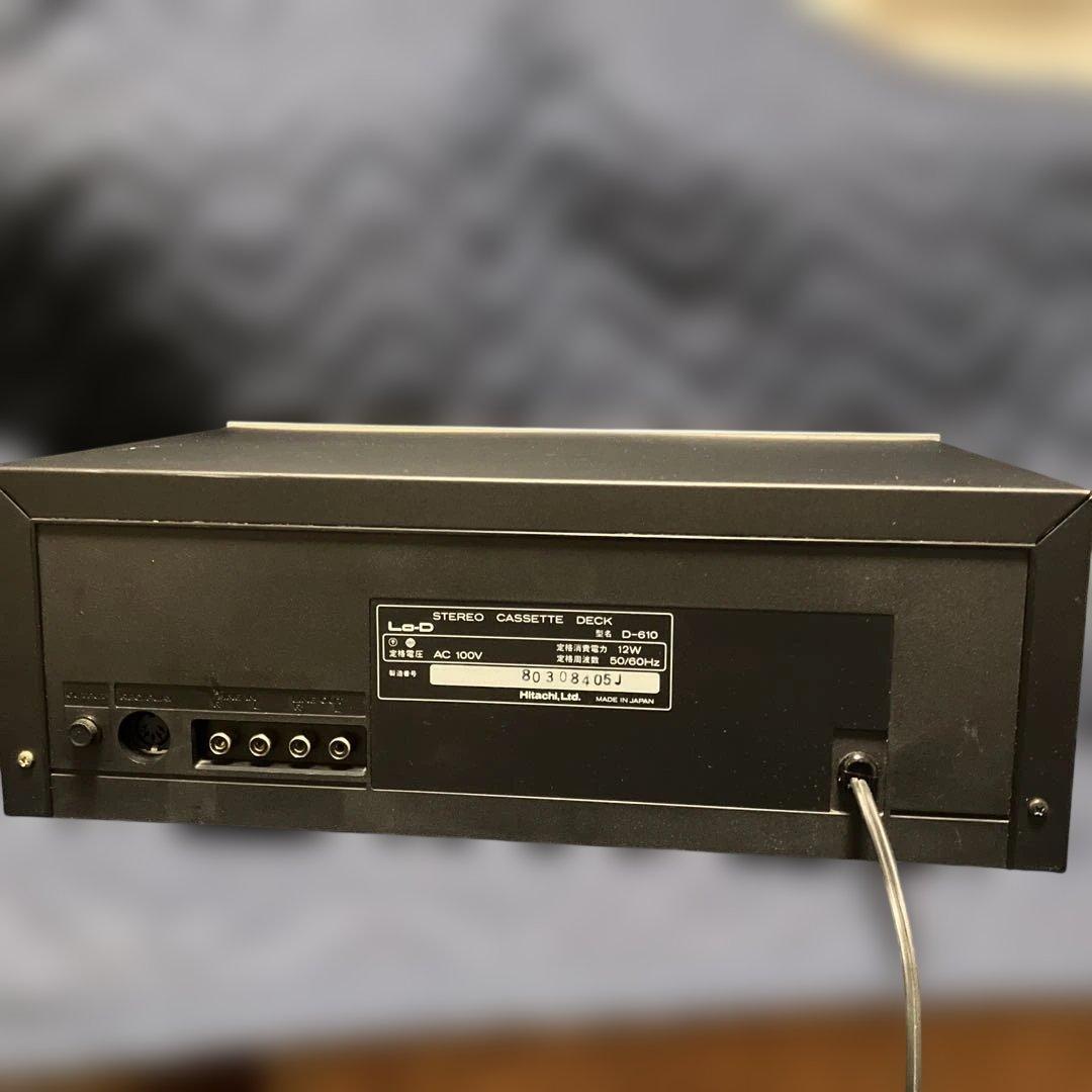 【超メルカリ市最終特価】Lo-D ステレオカセットテープデッキ D-610
