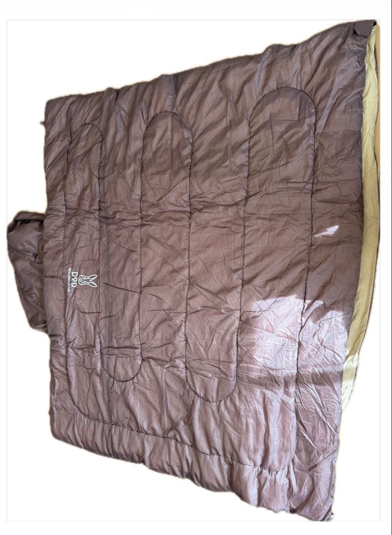 値下げしました。DOD わがやのシュラフ＋丸洗いシーツエアマット×2 合計3点