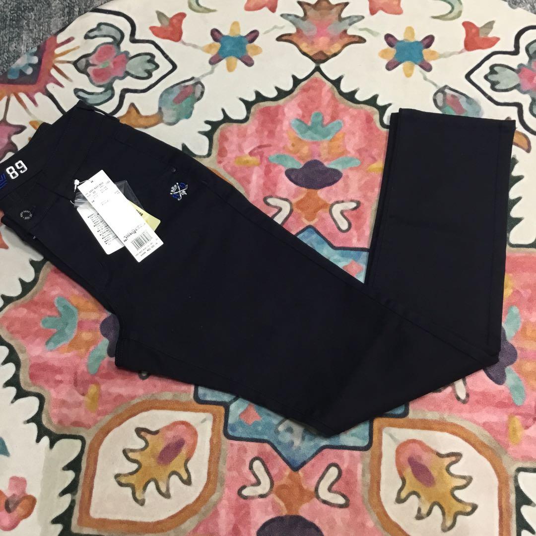 PG 89 レディース スリムフィットパンツ 黒 新品　サイズ00