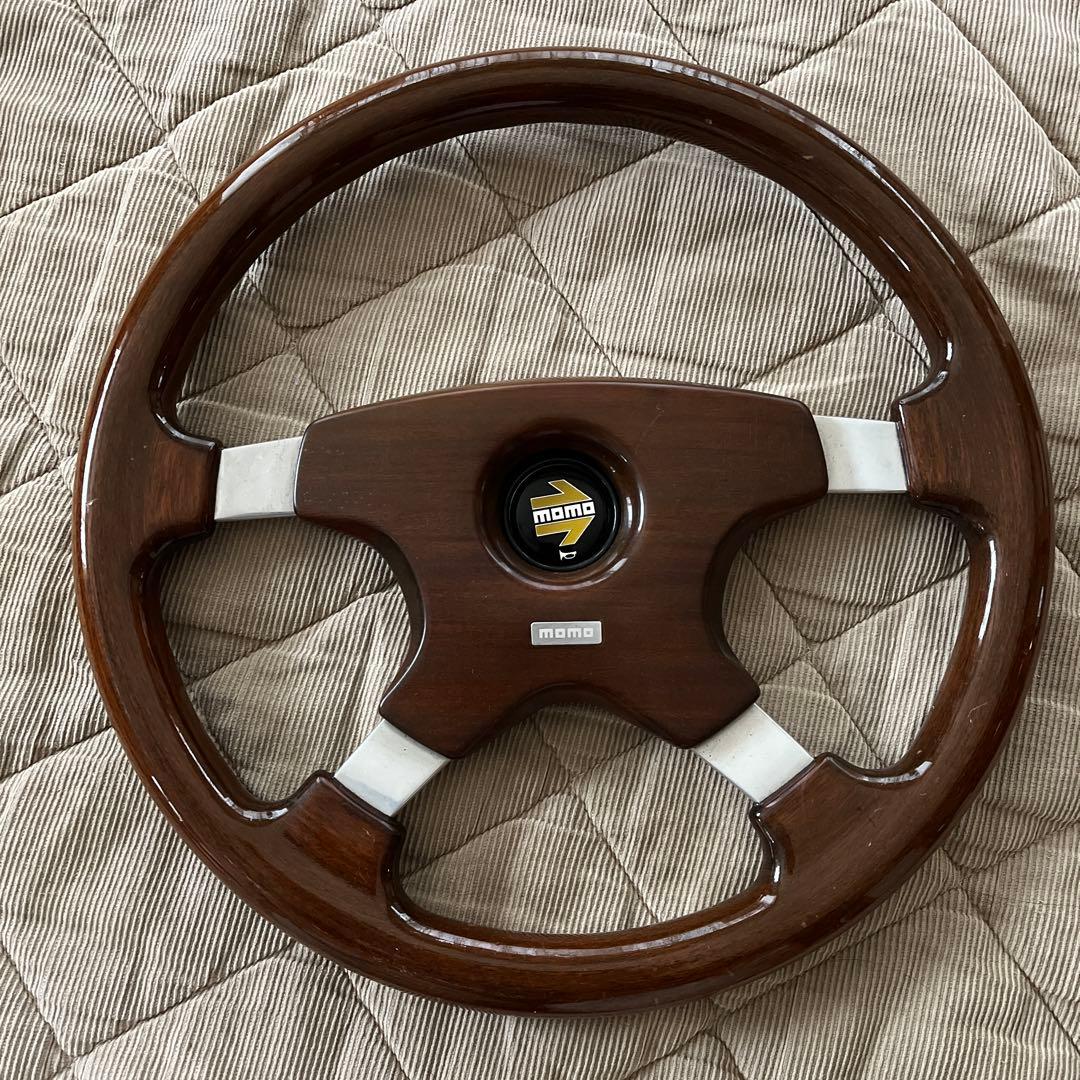 ともちんmomo ステアリングホイール ウッド