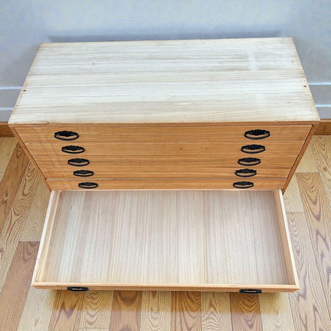 良品✨昭和レトロ✨桐箪笥 7段 和箪笥 天然木 着物収納 和モダン 整理タンス