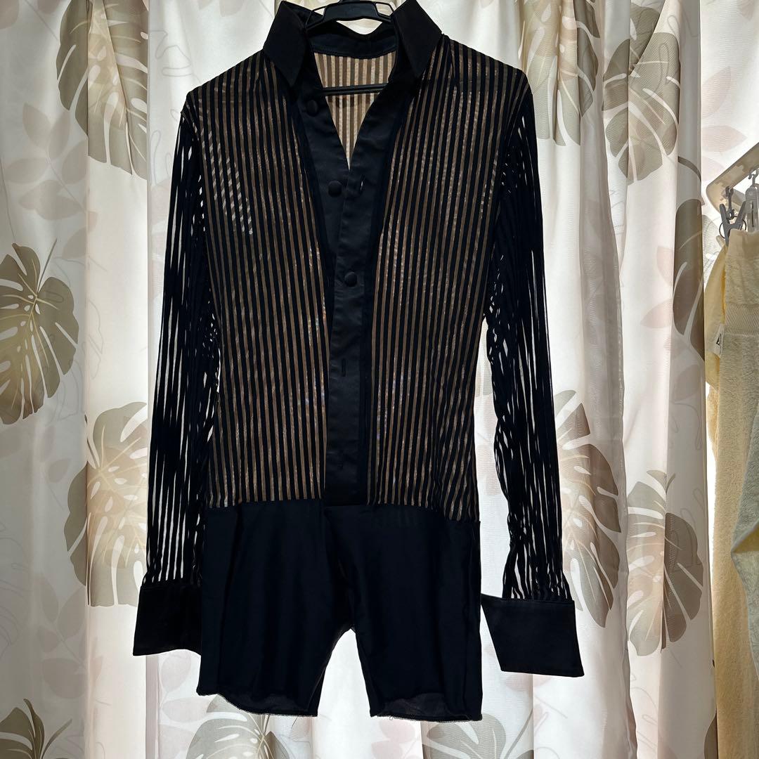 社交ダンス　ラテン　メンズシャツ　サイズS 定価45000円