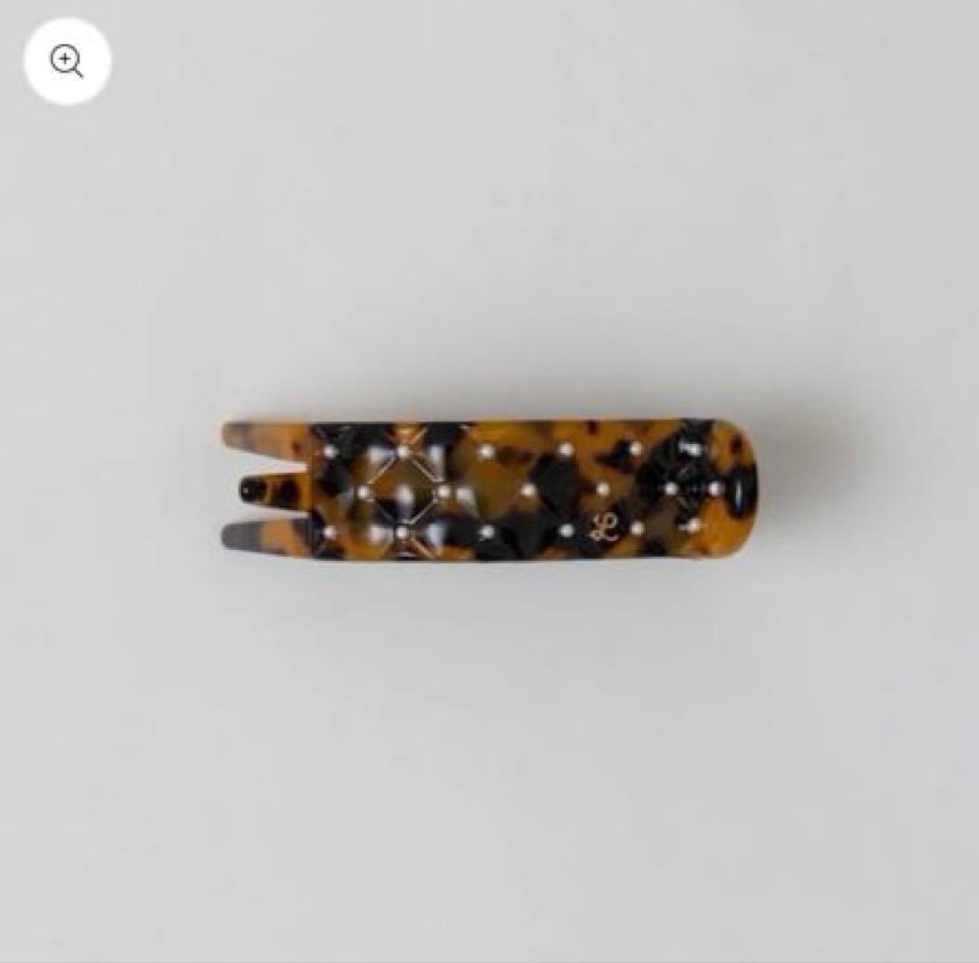 ロエムトウキョウ　LOEM TOKYO quilt tortoiseヘアクリップ