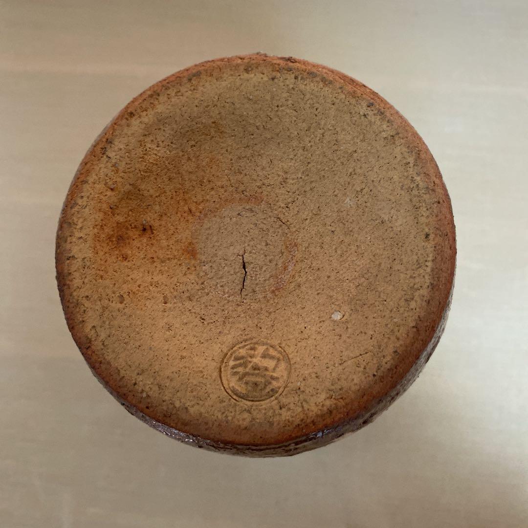 萩　耳附花入　「坂倉新兵衛」作　N o8